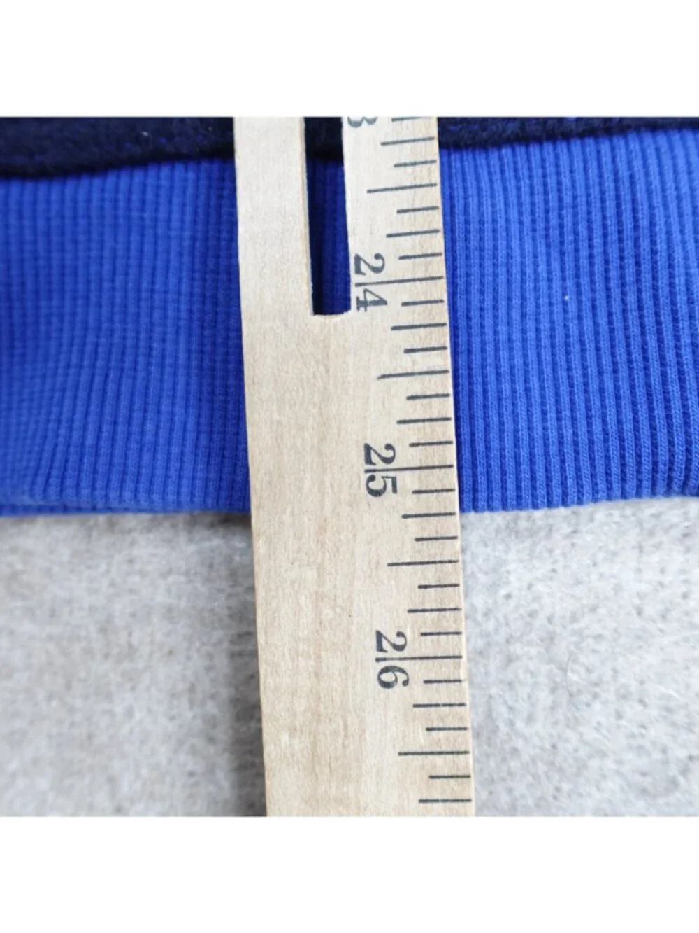 Topo Design Mens Sweater Medium Blue Global 1/4 Zip Wool Blend
